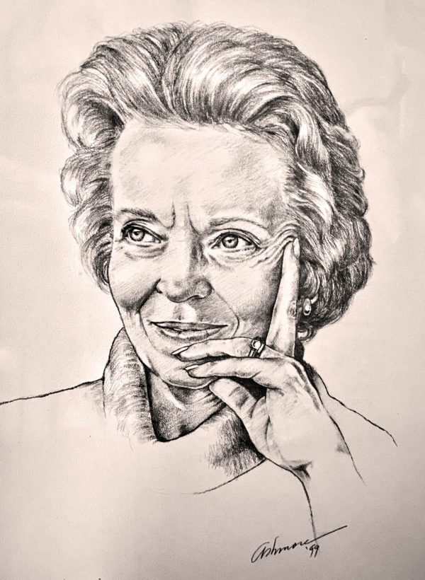 Signed Portrait of Elisabeth Elliot